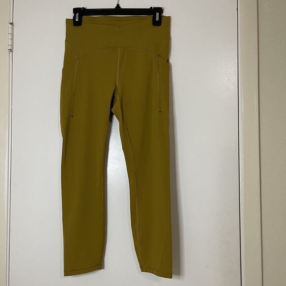 Lululemon Swift high waist side pocket bronze leggings size US 8 - Picture 1 of 4